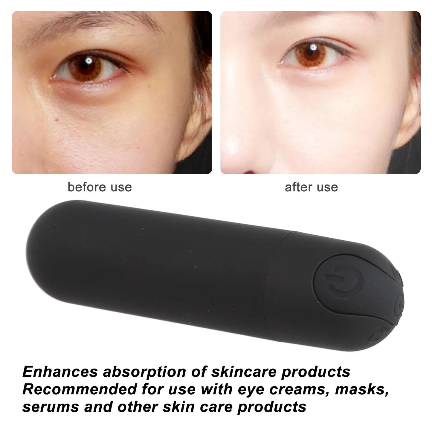 Electric Face Eye Massage Tool Electric Eye Massage Wand Reduce Fine Lines Promote Serum Bsorption Face Eye Massage Tool