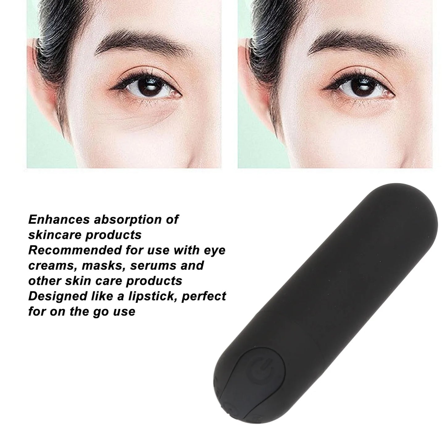 Electric Face Eye Massage Tool Electric Eye Massage Wand Reduce Fine Lines Promote Serum Bsorption Face Eye Massage Tool