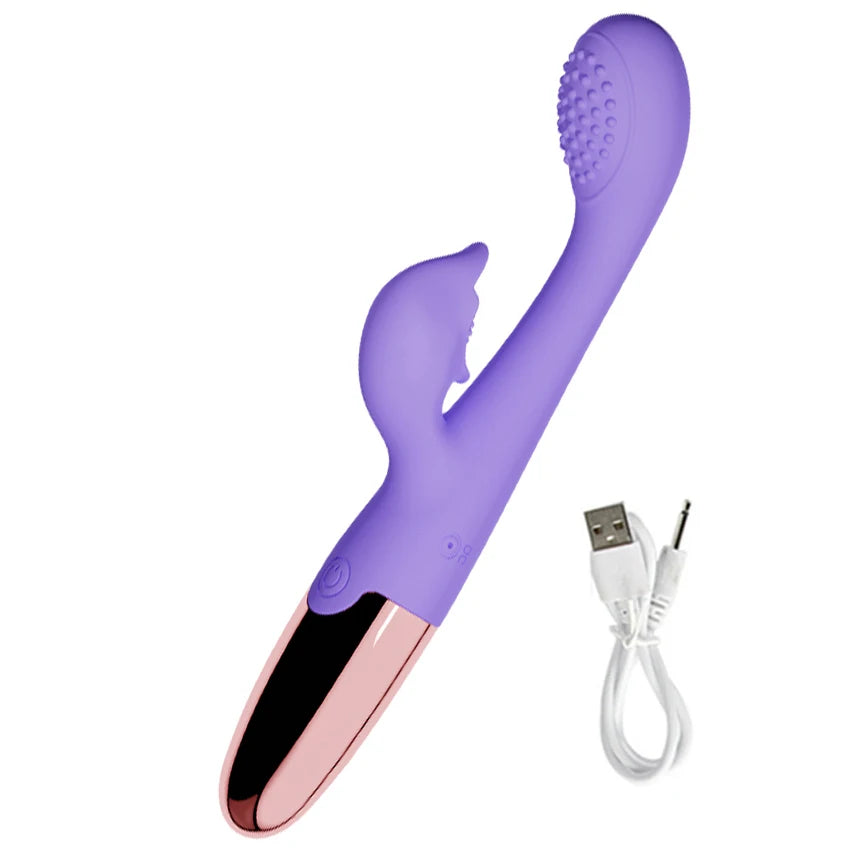 3 In 1 Dildo Rabbit Vibrators For Woman.