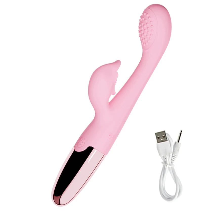 3 In 1 Dildo Rabbit Vibrators For Woman.